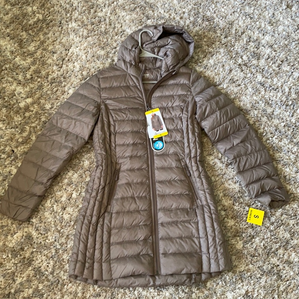 Dark Beige/Brown Adventure Down Jacket